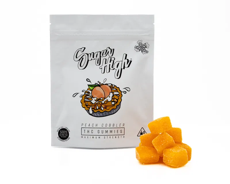 Sugar High Gummies - Peach Cobbler (Hybrid)